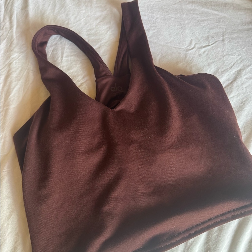 Alo Yoga Brown Sports Bra